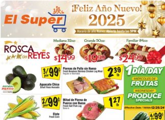 El Super Weekly Ad Dec 25– Dec 31, 2024