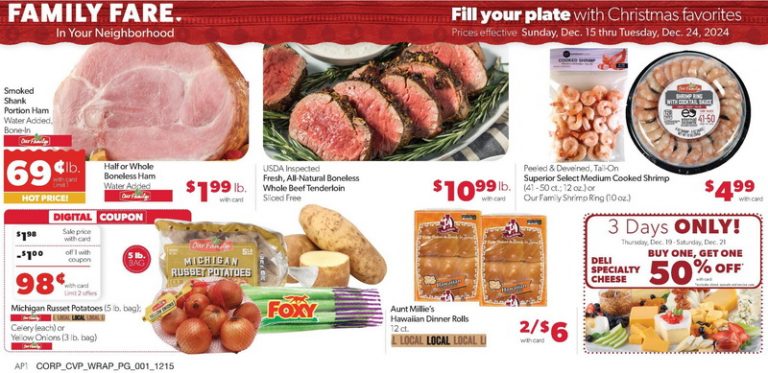 Family Fare Weekly Ad Dec 15 – Dec 24, 2024