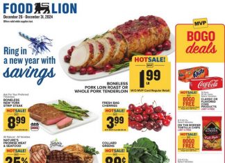 Food Lion Weekly Ad Dec 26 – Dec 31, 2024 (New Year Promotion Included)