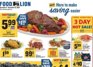 Food Lion Weekly Ad Dec 04 – Dec 10, 2024