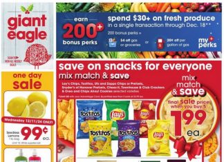 Giant Eagle Weekly Ad Dec 05 – Dec 11, 2024
