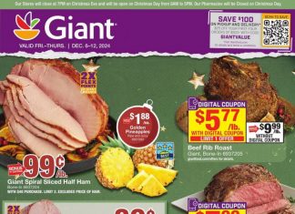 Giant Food Weekly Ad Dec 06 – Dec 12, 2024