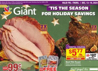 Giant Food Weekly Ad Dec 13 – Dec 19, 2024