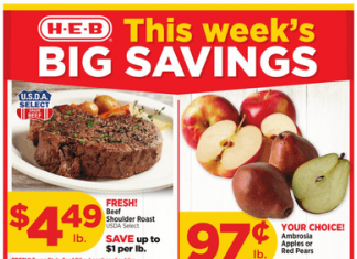 HEB Weekly Ad Jan 01 – Jan 07, 2025