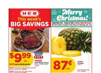 HEB Weekly Ad Dec 18 – Dec 24, 2024 (Christmas Promotion Included)