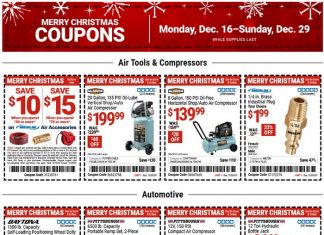 Harbor Freight Christmas Coupon Sale Dec 16 – Dec 29, 2024