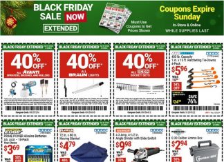 Harbor Freight Black Friday Extended Coupon Sale Dec 03 – Dec 08, 2024