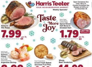 Harris Teeter Weekly Ad Dec 18 – Dec 24, 2024 (Christmas Promotion Included)