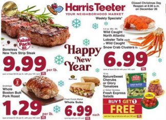 Harris Teeter Weekly Ad Dec 25 – Dec 31, 2024 (New Year Promotion Included)