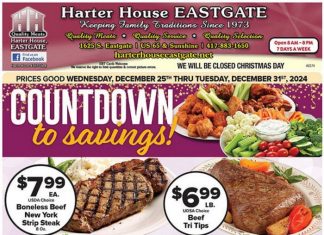 Harter House Weekly Ad Dec 25 – Dec 31, 2024