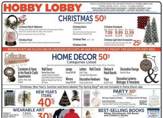Hobby Lobby Weekly Ad Dec 01 – Dec 07, 2024