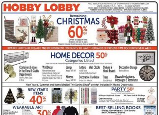 Hobby Lobby Weekly Ad Dec 15 – Dec 21, 2024 (Christmas Promotion Included)