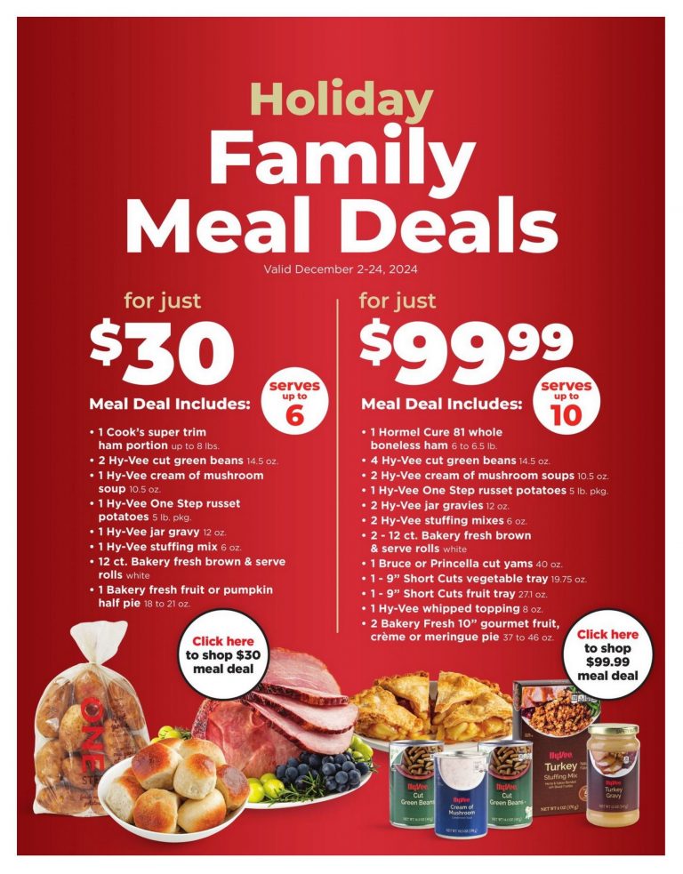 HyVee Weekly Ad Dec 16 Dec 22, 2024 (Christmas Promotion Included)