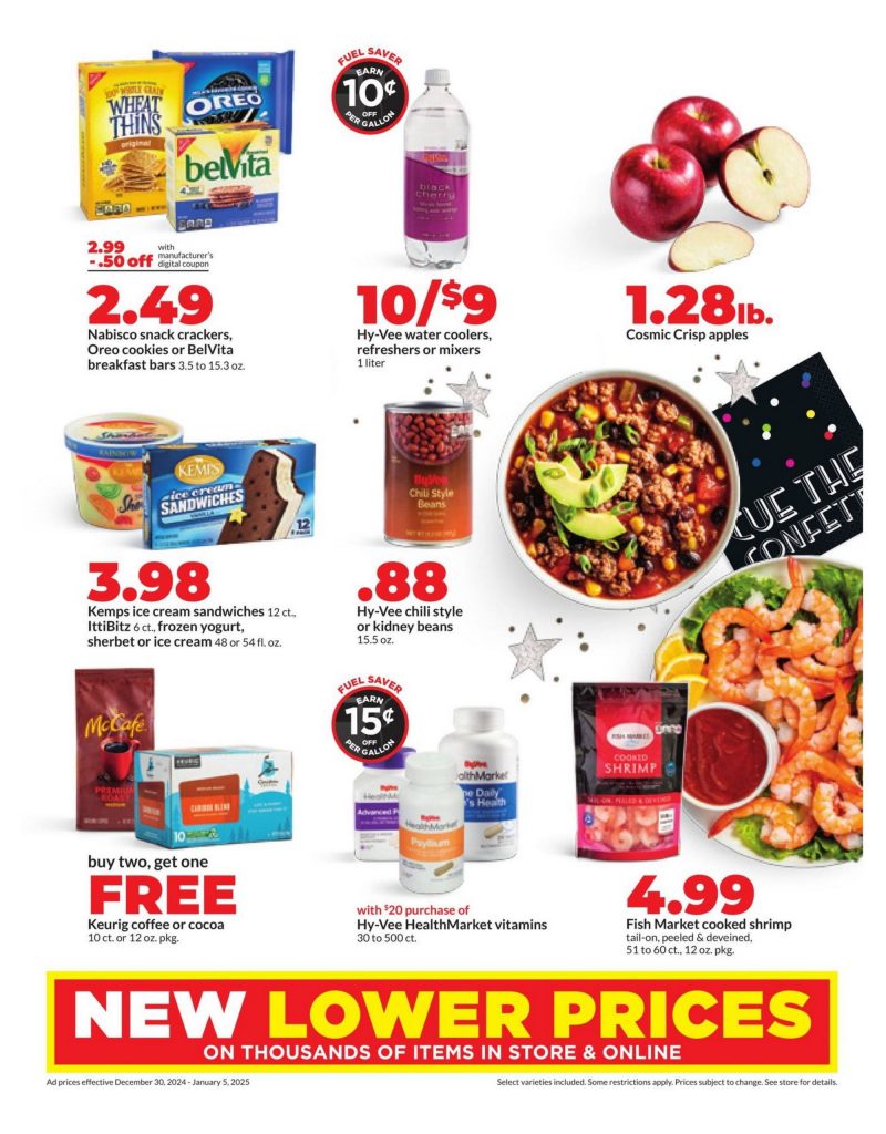HyVee Weekly Ad Dec 30, 2024 Jan 05, 2025 (New Year Promotion Included)