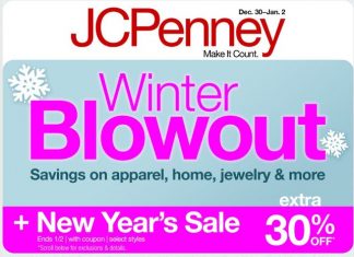 JCPenney Store Ad Dec 30, 2024 – Jan 02, 2025 (New Year Promotion Included)