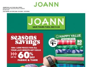 Jo-Ann Weekly Ad Dec 05 – Dec 24, 2024 (Christmas Promotion Included)