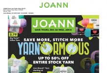 Jo-Ann Weekly Ad Dec 26, 2024 – Jan 08, 2025