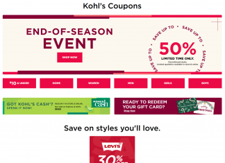 Kohl’s Coupon Ad Until Jan 01, 2025
