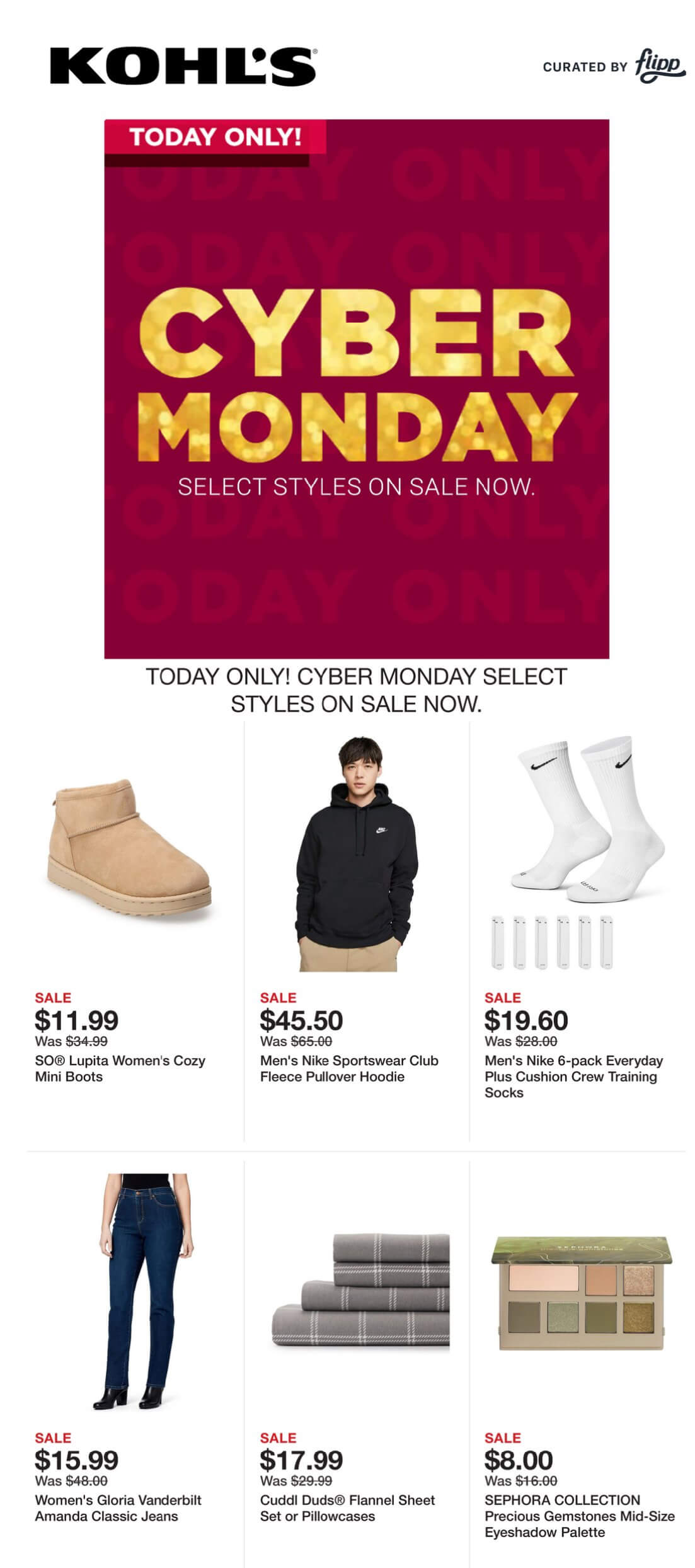 Kohl's Cyber Monday Ad Dec 02 Dec 03, 2024