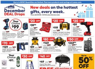 Lowe’s In Store Promotion Ad Dec 05 – Dec 11, 2024