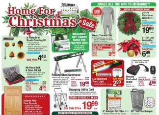 Menards Christmas Sale Dec 05 – Dec 15, 2024