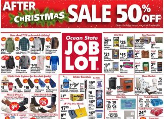 Ocean State Job Lot Weekly Ad Dec 26 – Jan 01, 2025 (After Christmas Sale Promotion Included)
