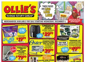 Ollie’s Weekly Ad Dec 04 – Dec 11, 2024