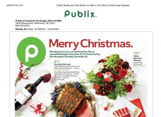 Publix Weekly Ad Dec 18 – Dec 24, 2024 (Christmas Promotion Included)