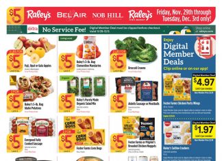 Raley’s Supermarkets Weekly Ad Nov 29 – Dec 03, 2024