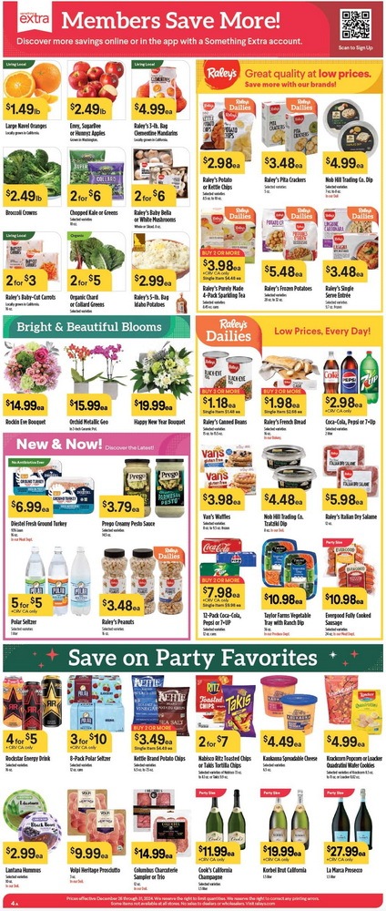 Raley's Weekly Ad Dec 26 – Dec 31, 2024 (New Year Promotion Included)