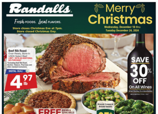 Randalls Weekly Ad Dec 18 – Dec 24, 2024 (Christmas Promotion Included)