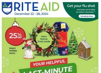 Rite Aid Weekly Ad Dec 22 – Dec 28, 2024 (Christmas Promotion Included)