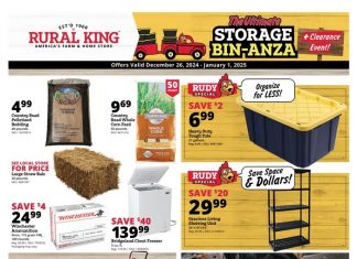Rural King Weekly Ad Dec 26, 2024 – Jan 01, 2025