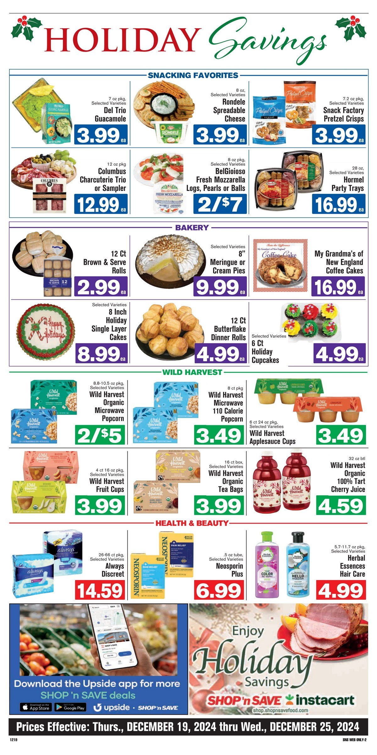 SHOP 'n SAVE Weekly Ad Dec 19 – Dec 25, 2024