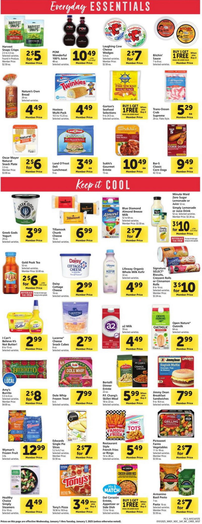 Safeway Weekly Ad Jan 01 Jan 07, 2025