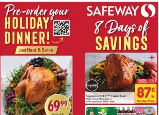 Safeway Weekly Ad Dec 18 – Dec 24, 2024 (Christmas Day Promotion Included)