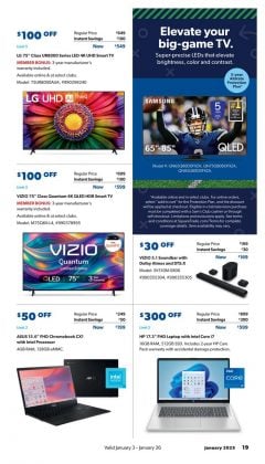 Sam's Club Instant Savings Ad Jan 03 – Jan 26, 2025