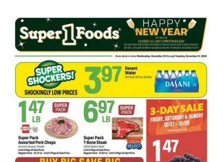 Super 1 Foods Weekly Ad Dec 25 – Dec 31, 2024 (New Year Promotion Included)