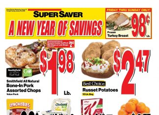 Super Saver Weekly Ad Jan 01 – Jan 07, 2025 (New Year Promotion Included)