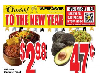 Super Saver Weekly Ad Dec 26 – Dec 31, 2024 (New Year Promotion Included)