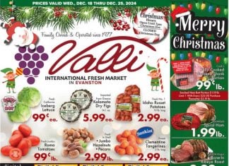 Valli Produce Weekly Ad Dec 18 – Dec 25, 2024 (Christmas Day Promotion Included)