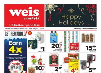 Weis Markets Monthly Ad Dec 05, 2024 – Jan 01, 2025