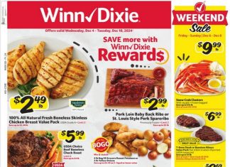 Winn-Dixie Weekly Ad Dec 04 – Dec 10, 2024