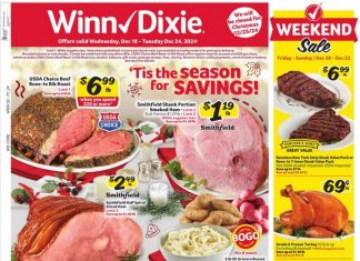 Winn-Dixie Weekly Ad Dec 18 – Dec 24, 2024 (Christmas Promotion Included)
