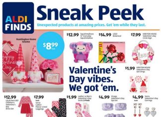 ALDI In-Store Ad Sneak Peek Jan 15 – Jan 21, 2025 (Valentine’s Day Promotion Included)