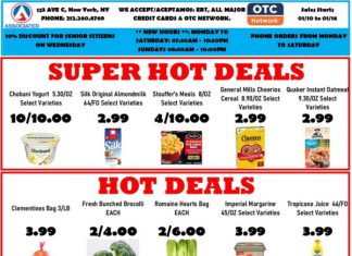 Associated Supermarkets Weekly Ad Jan 10 – Jan 16, 2025 (New Year Promotion Included)