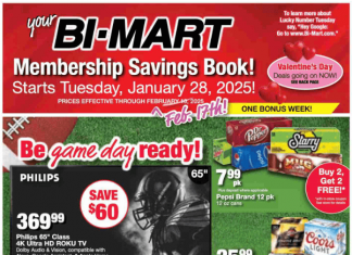 Bi-Mart Weekly Ad Jan 28 – Feb 10, 2025 (Valentine’s Day Promotion Included)