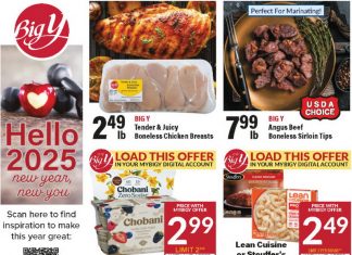 Big Y Weekly Ad Jan 02 – Jan 08, 2025 (New Year Promotion Included)