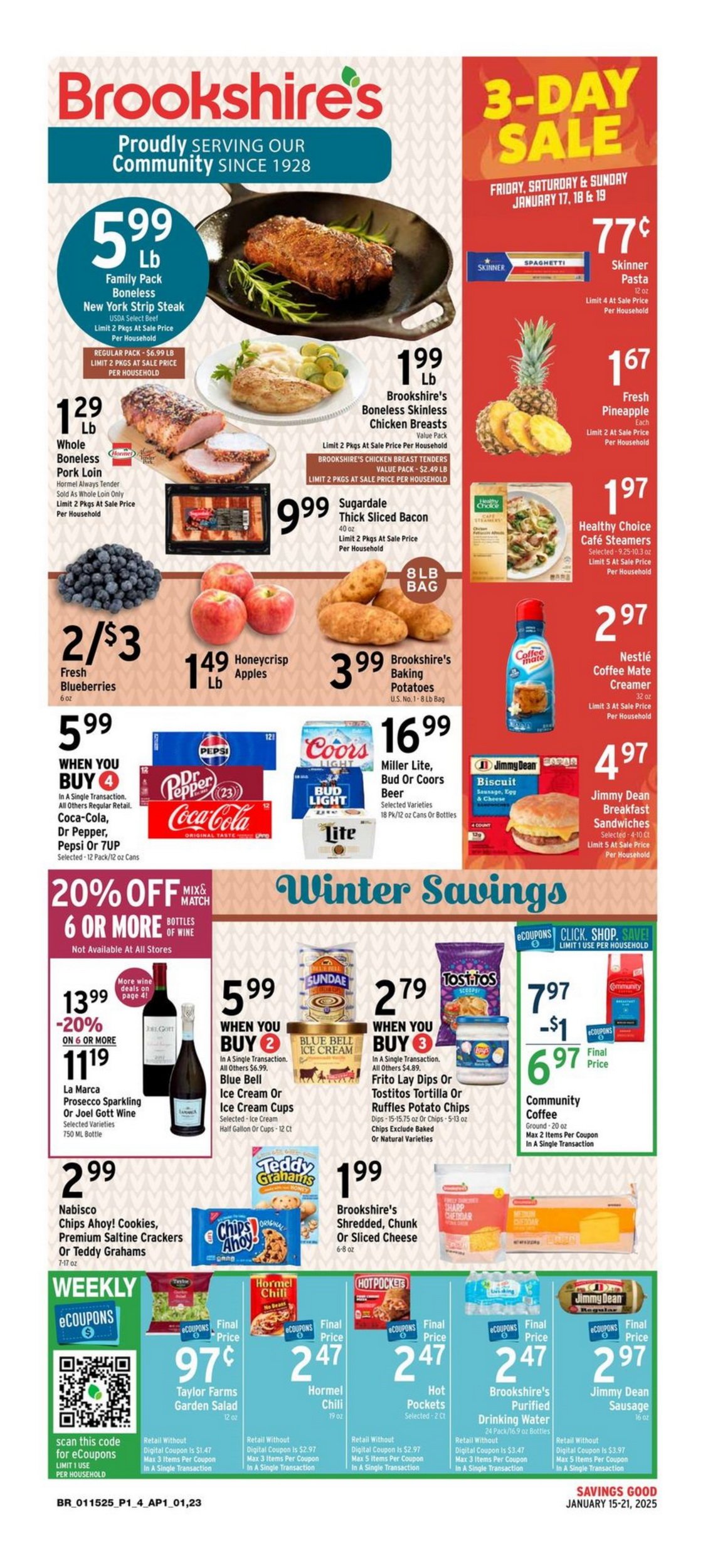 Brookshire's Weekly Ad Jan 15 Jan 21, 2025