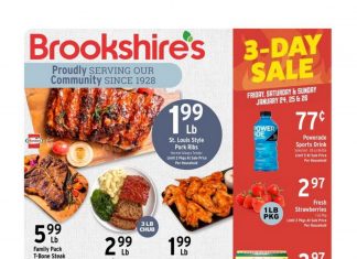 Brookshire’s Weekly Ad Jan 22 – Jan 28, 2025